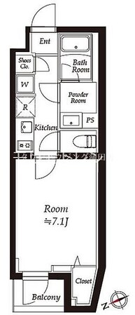 アトリオフラッツ羽田の物件間取画像